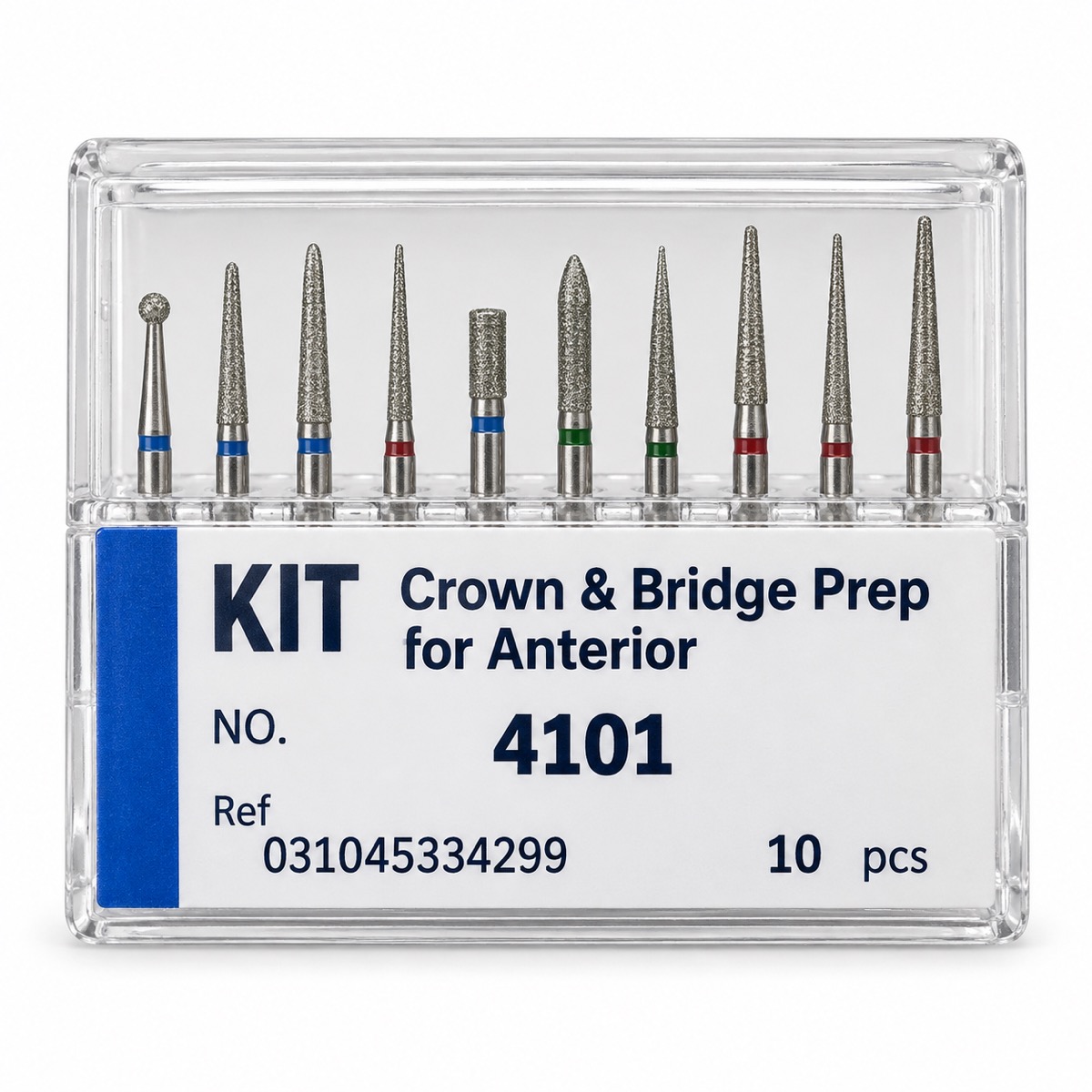 Crown & Bridge Prep Kit, Anterior