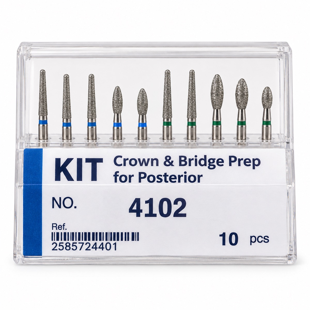 Crown & Bridge Prep Kit, Posterior
