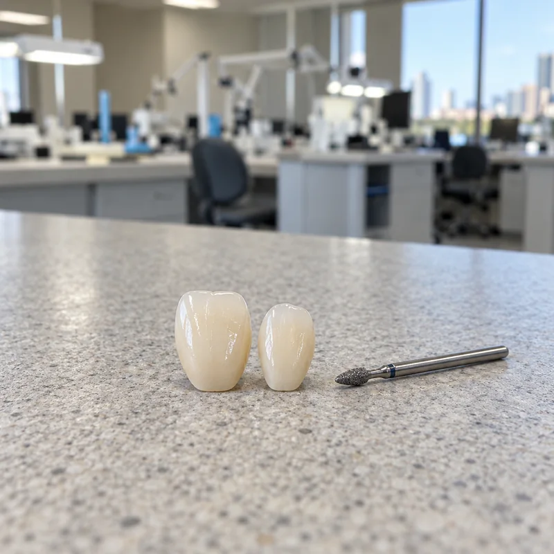 A single anterior crown