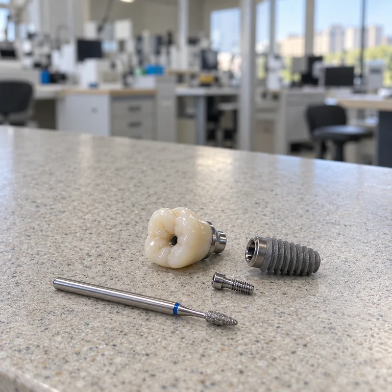 From implant to screw-retained crown