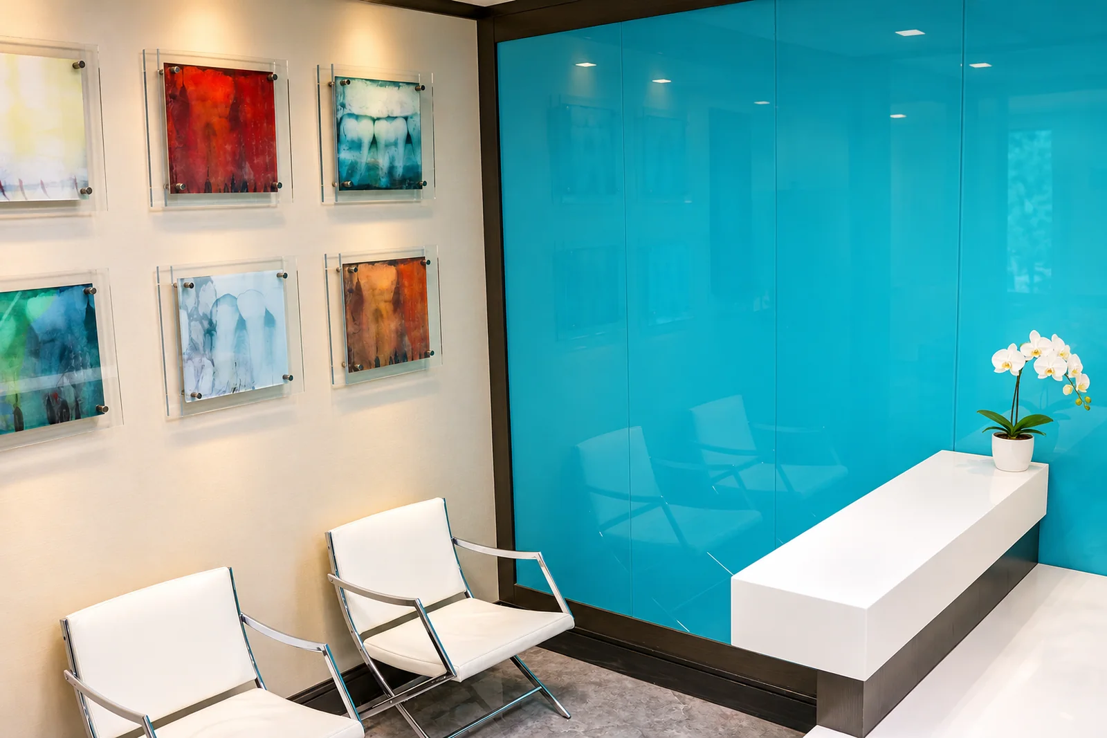 The lab reception in North Miami Beach