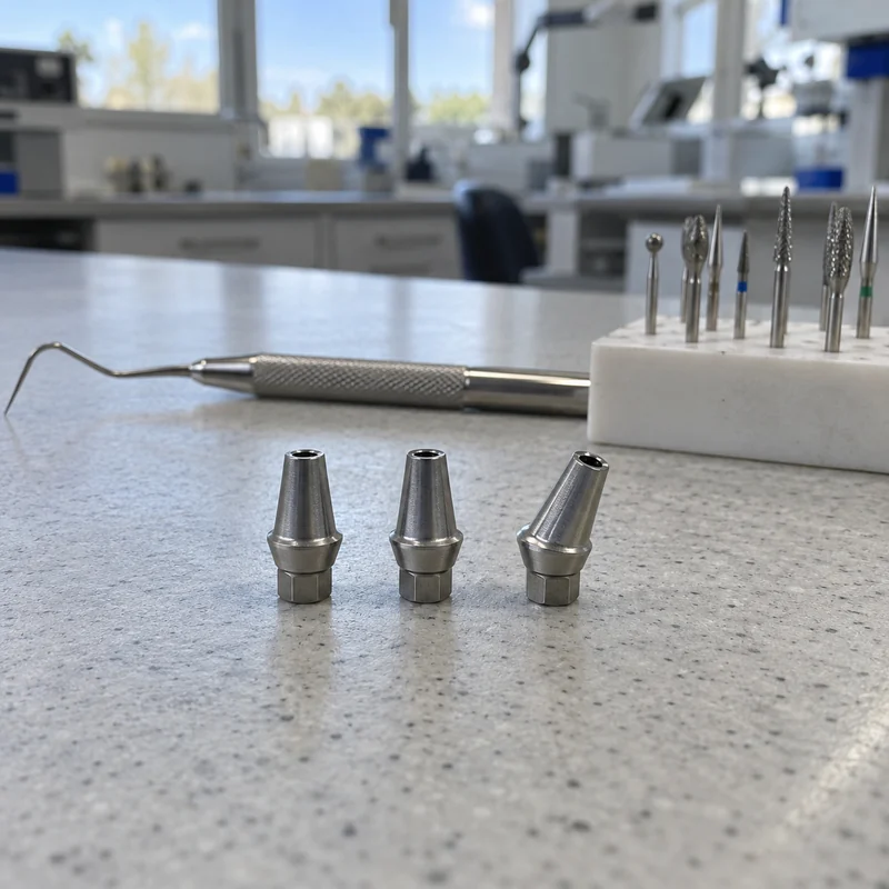 Stock abutments, straight and angled